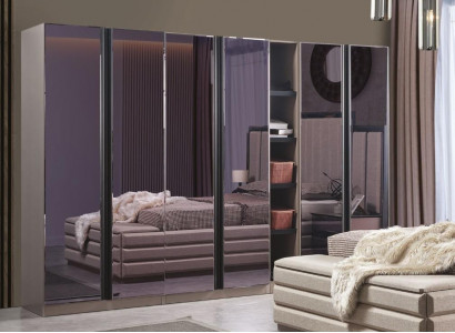 Modern Kleiderschrank Möbel Schlafzimmer Luxus Grau Schrank Schränke